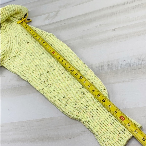 Free People Leo Tunic Sweater Zested Lime SAMPLE - Picture 11 of 16